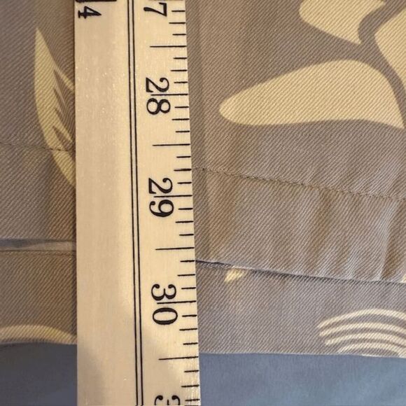 Island Republic 100% Silk Hawaiian Print Button Front Shirt Tan Cream Size Large - Picture 8 of 9